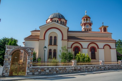 Dreifaltigkeitskirche ist in Polystylo Kavala